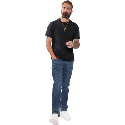Firetrap Heren Rom katoenen rechte jeans (Donkere wasbeurt)