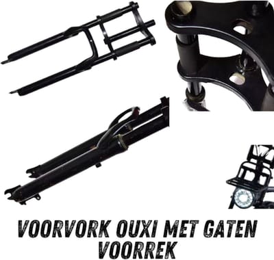 Voorvork Ouxi met voorbereiding gaten Voorrek