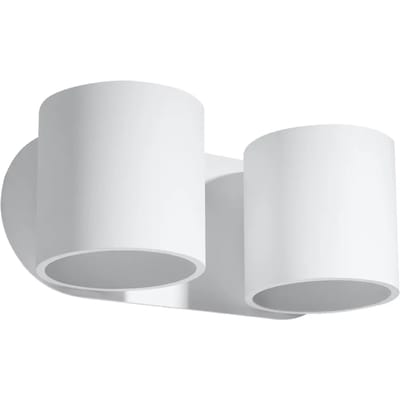 Sollux Lighting Wandlamp Orbis - G9 - wit - aluminium - 10x26x12cm
