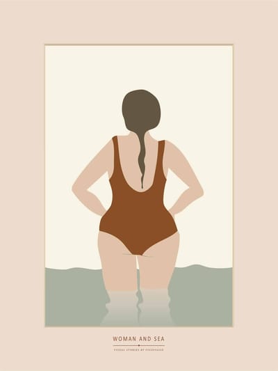ViSSEVASSE Woman And The Sea - Poster - L