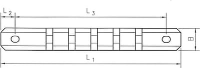Wurth - 1/4 inch klemlijst Met 16 klemmen voor 1/4-inch dopsleutels - 1/4 inch klemlijst Met 16 klemmen voor 1/4-inch dopsleutels x 1 st