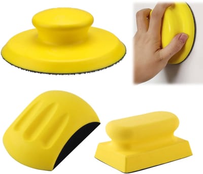 Schuurblok, 5 inch schuurblok Muisvormig handschuurblok voor handwerk, meubels, houtbewerking, polijst-schuurschijven