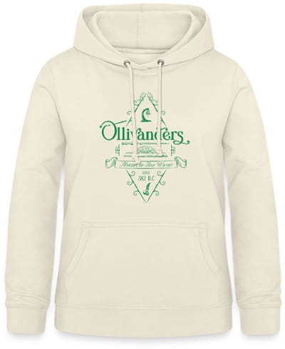 Harry Potter Olivanders Winkel Groen Logo Hoodie Dames
