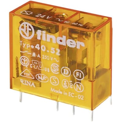 Finder 40.52.8.240.0000 Printrelais 240 V/AC 8 A 2x wisselcontact 1 stuk(s)