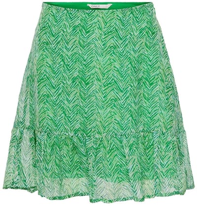 Only Meline Fr Korte Rok Groen L Vrouw