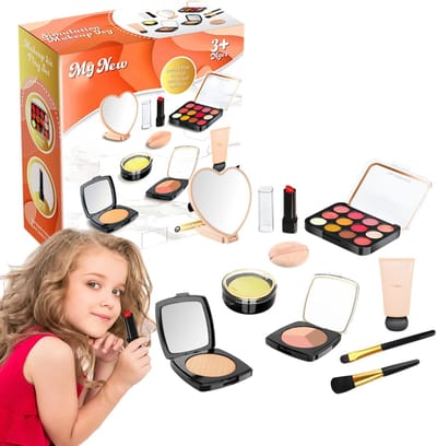 Speel Make-up Set - Cosmetica Speelgoed - Kinderen Verkleden - Veilig en Realistisch - 16 x 14 x 6 cm