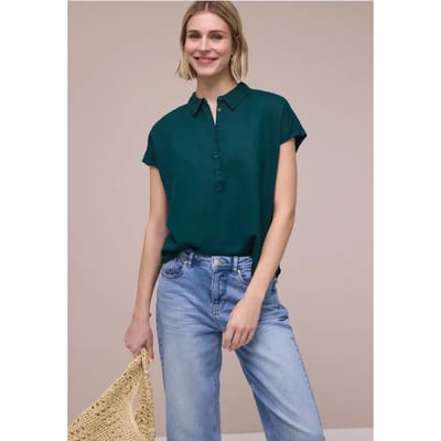 Linnen mix blouse shirt