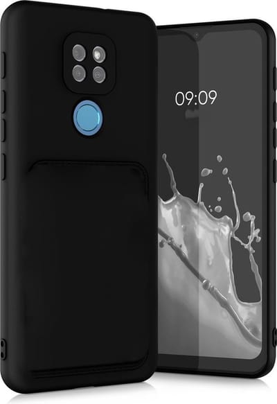 Silicone hoesje Geschikt voor: Motorola Moto G9 Play (6.5 inch) - Zwart