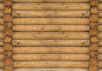Log Wood Wall Photo Wallcovering