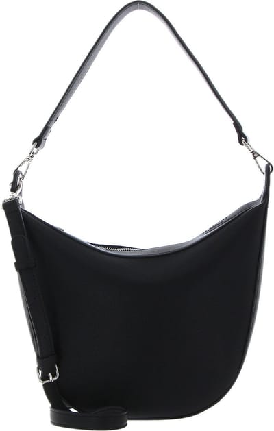 SEIDENFELT MANUFAKTUR Schoudertas Halsa Hobo Black Zwart