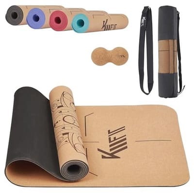 Antislip TPE Yogamat met Draagtas, Yogariem en Massagebal - Ideaal voor Fitness en Pilates
