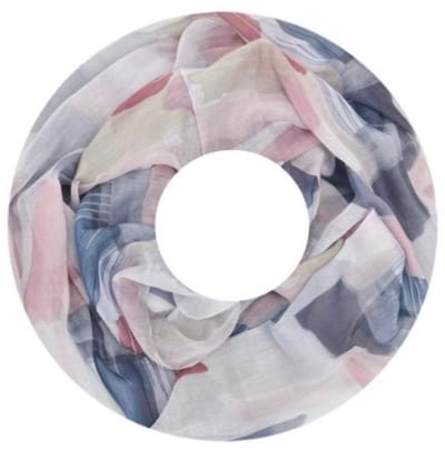 Dunne Colsjaal - Print - (32825#) - Grijs