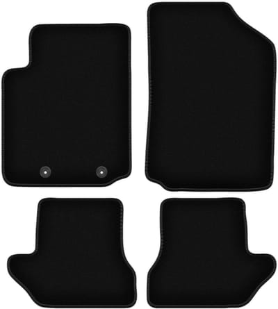 BASIC zwarte veloursmatten voor: Citroen C3 Pluriel cabrio (2003-2010)