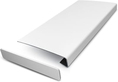 Vensterbank bekleding - Vensterbank renovatie - Vensterbanken moderniseren - Snelle renovatie zonder demontage - 120 x 37 cm - Wit
