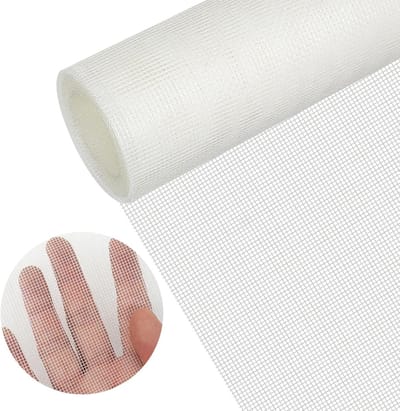 Vliegennet op maat te snijden - 120 x 250 cm - Veilig voor katten - Glasvezel - Ramen, dakraam, terrasdeur - Wit