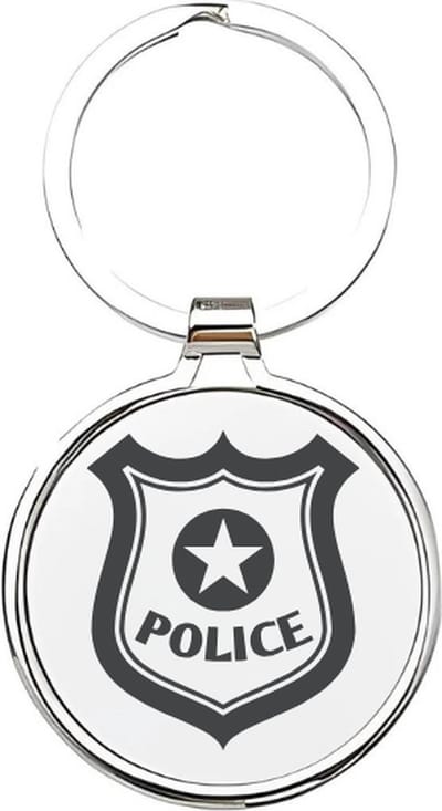 Akyol - politie Sleutelhanger - Politie - de beste politieagent - politie - hulpdienst - politiemacht - politieagente - agent - agente - politieauto - gevangenis - 112 - politiebadge - cadeau voor de beste politieagent - 4 x 7,5 CM