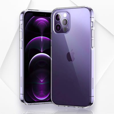 AziLine Silicone Case Geschikt voor Apple iPhone 12 Pro Max - Transparante Bescherming Hoesje voor iPhone 12 Pro Max - Premium Zachte Silicon Backcover geschikt voor iPhone 12 Pro Max