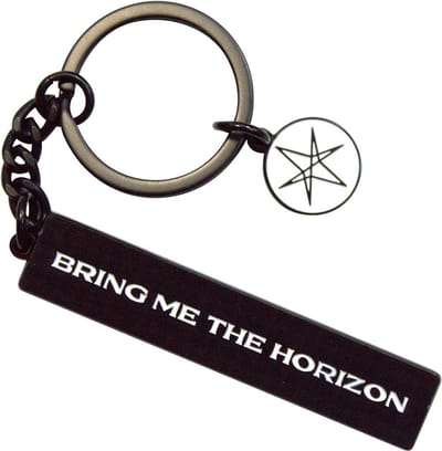 Bring Me The Horizon - Text Logo 6-Point Star Charm Sleutelhanger - Zwart