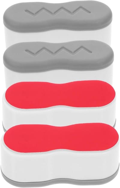 Toiletstoel Pads - Zitting Verhogers - Badkamer Comfort - Geluiddempend Ontwerp - 4 Stuks - Grijs