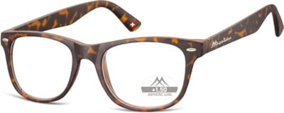 Montana Leesbril Mr67 Bruin Turtle Sterkte +2.00