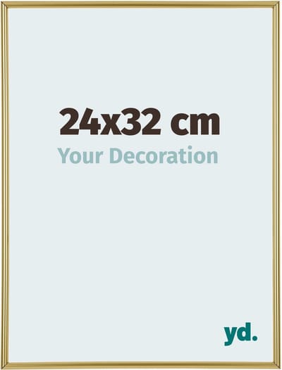 Your Decoration - Fotolijst 24x32 cm - Kunststof - Goud - Annecy