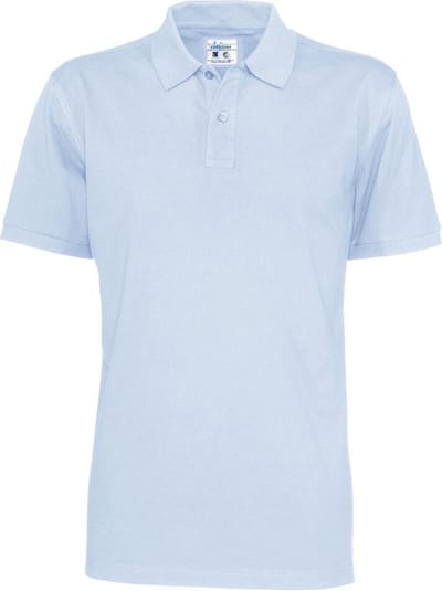 Cottover POLO PIQUE MAN - GOTS GECERTIFICEERD 141006 - Lichtblauw - S