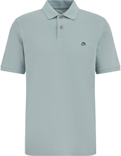 WE Fashion Heren regular fit polo met structuur