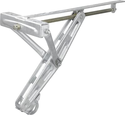 ProPlus Caravanhoeksteun - Uitdraaisteun - Opdraaisteun - Caravansteun - Steunpoot - 450 kg Draagvermogen - Compact - Hoeksteun aanhangwagen - 55,9 x 27,8 cm - H: 45 cm
