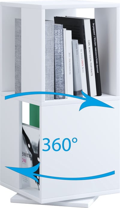 Houten staande plank Kantoorplank Dossierplank Boekenplank draaibaar Rondell Stifta L