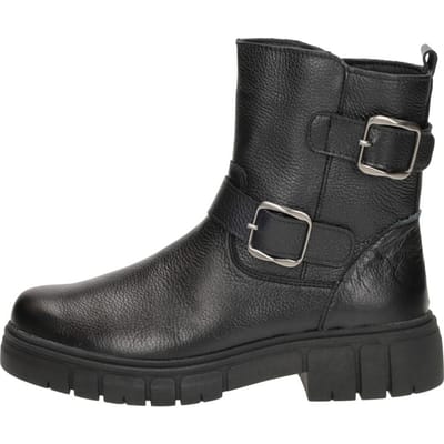 SUB55 Comfort Collection Paige 30 Enkellaarsjes Plat - Zwart - Maat 36