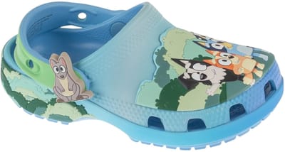 Crocs Classic Bluey Multi Clog T, voor een jongen, Blauw, Slippers, maat: 25/26