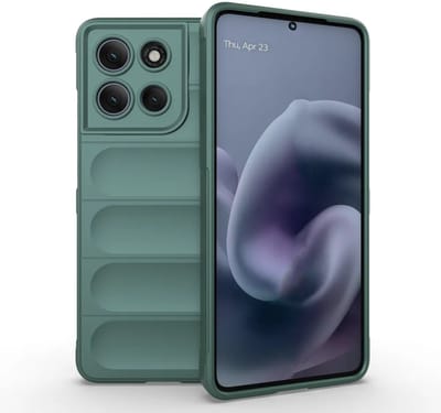MobyDefend Hoesje - Geschikt voor Motorola Moto G86 Power - TPU Gripcase - Groen