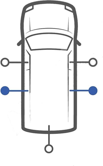 Reparatieset Schuifdeur Pin Bevestiging voor Berlingo en Partner (4 Stuks)