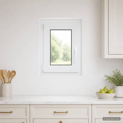 vidaXL - Kelderraam - RISOR - 40 - x - 50 - cm - PVC - en - Glas