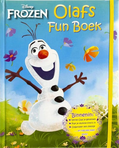 Disney Frozen - Olafs fun boek - Op avontuur met sneeuwpop Olaf in dit vriendenboek - speelboek