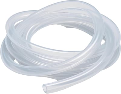 Flexibele Siliconen Slang 3m, 6mm ID x 8mm OD, Transparant, Voedselveilig, Voor Lucht, Olie en Waterpompen