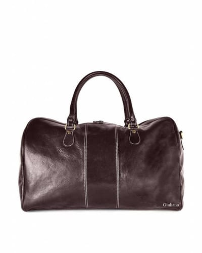 Giuliano klassieke weekendtas Billie - Zwart - Weekend - Made in Italy