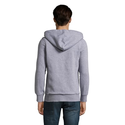 SOLS Sherpa jas met rits voor volwassenen (Grijze Melange)