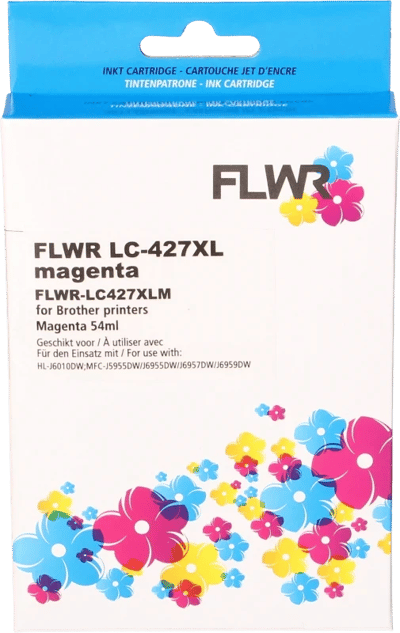 FLWR - Cartridges / Brother LC-427XL / magenta / Geschikt voor Brother