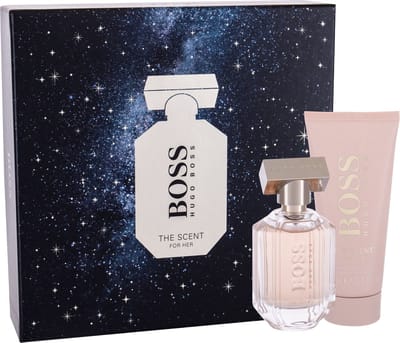 Hugo Boss The Scent 2 Pcs Set For Women: 1.7 Eau De Parfum Spray + 3.3 Body Lotion