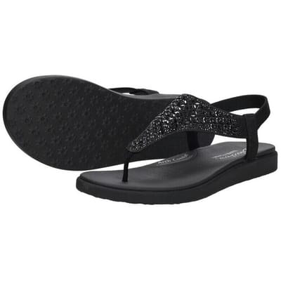 Skechers MEDITATION LUXE-MODERN EVENT Dames Sandalen - Zwart