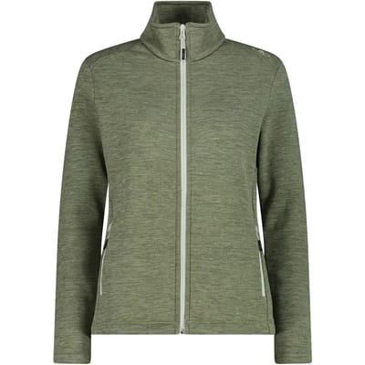 Dames verlengbare gebribbelde fleece met rits CMP