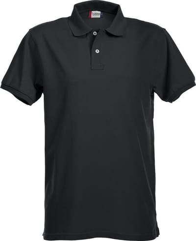 Clique Stretch Premium Polo 028240 - Zwart - XXL