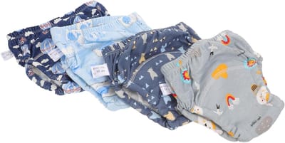 Oefenbroekjes Katoen - Potty Training Pants - Zindelijkheidstraining - Lekvrij Ontwerp - 4 Stuks - Multicolour