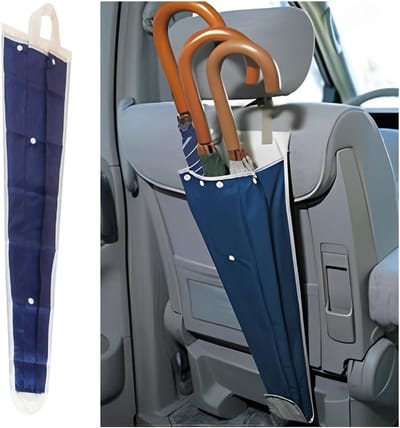 Waterdichte Opbergtas voor Vouwbare Paraplu, Ideaal voor Autozitplaatsen en Interieur, Houdt je Auto Schoon en Droog