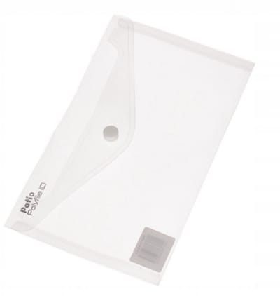 Patio DL envelopkaart, transparant groen polypropyleen, 11x22cm