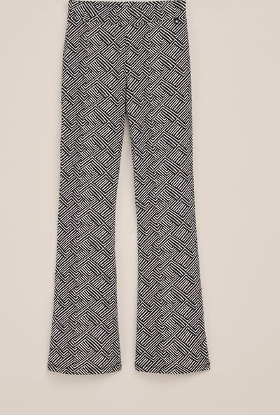 WE Fashion Girls' flared leggings with pattern