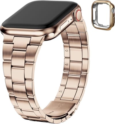 Stijlvolle metalen smartwatch band voor Apple Watch Series 10 en 11, vervangbare armband voor mannen en vrouwen