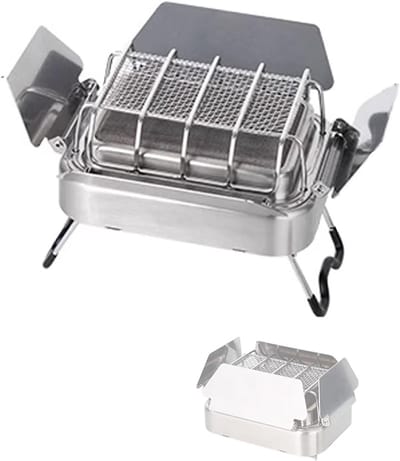 Terrasverwarmer - Tuinverwarming - Buiten Koken - 3 Hoekstanden - 24x20x13cm