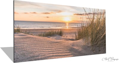 Schilderij, Foto op Canvas, Strand 016 | Formaat:  (120x60cm)